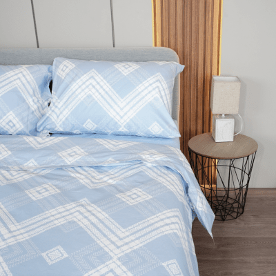 Set de lenjerie de pat Lilian, 4 piese, pentru dormitor, din 100% bumbac