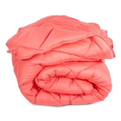 Pilotă ușoară de vară pentru pat dublu, Coral, 200/210 cm.
