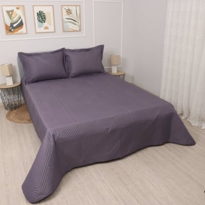 Cuvertura pentru pat dublu sau canapea Queen Indigo, 220/240 cm.