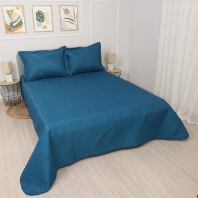 Cuvertura pentru pat dublu sau canapea Queen Petrol, 220/240 cm.