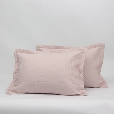 Set de 2 bucăți fețe de pernă decorative 50/70 cm. Queen Roz pal
