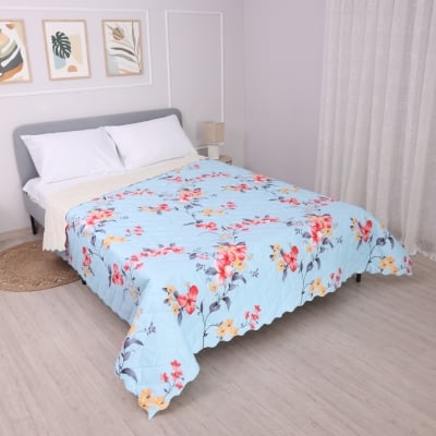 Cuvertură Kari cu două fețe pentru o singură persoană sau canapea, 150/220cm.