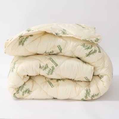 Pilotă ușoară de vară pentru pat de o persoană Bamboo Herbal 150/210 cm