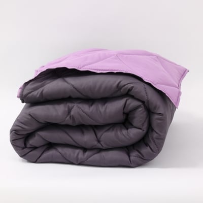 Pilotă ușoară de vară pentru pat de o persoană Elinor Indigo/Lila 200/210 cm