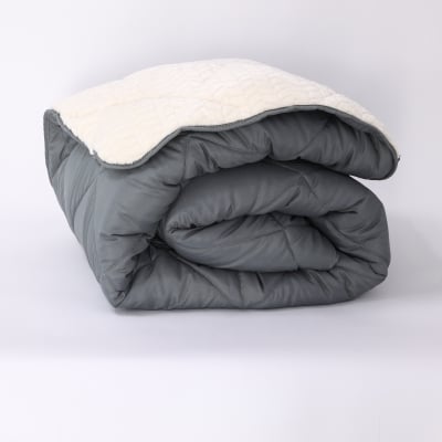 Pilotă ușoară Sherpa Cozy Grafit 200/210 cm