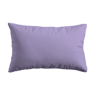 Set de 2 fețe de pernă, dimensiune 50 × 70 cm, ranforce 100% bumbac, culoare Mov V35