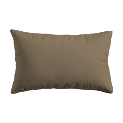 Set de 2 fețe de pernă, dimensiune 50 × 70 cm, ranforce 100% bumbac, culoare Maro V67