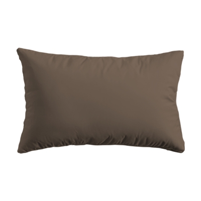 Set de 2 fețe de pernă, dimensiune 50 × 70 cm, ranforce 100% bumbac, culoare Moka V27