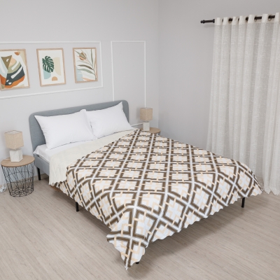 Cuvertură reversibilă pentru dormitor sau canapea Jasmine 200/220 cm.