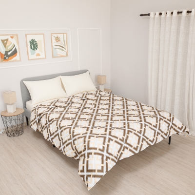 Set de pat dublu cu pilotă ușoară Jasmine 180/210 cm