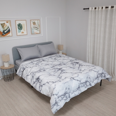 Set de pat dublu cu pilotă ușoară Charlotte 180/210 cm