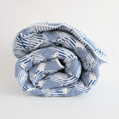 Pilotă ușoară de vară din bumbac „London”, pentru o persoană, 150/210 cm.