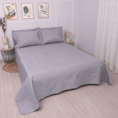 Cuvertura pentru o singură persoană sau canapea, gri, 160/220 cm.