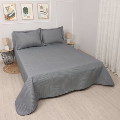 Cuvertura pentru o singură persoană sau canapea Queen Gri Închis 160/220 cm.