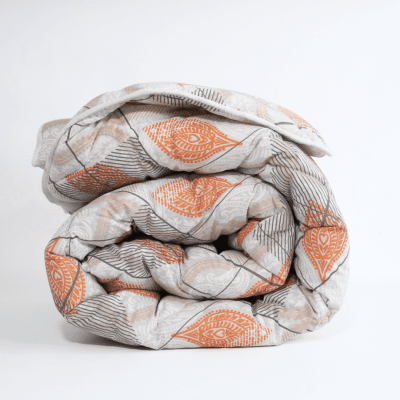 Pilotă ușoară de vară din bumbac „Chezena”, pentru o persoană, 150/210 cm.