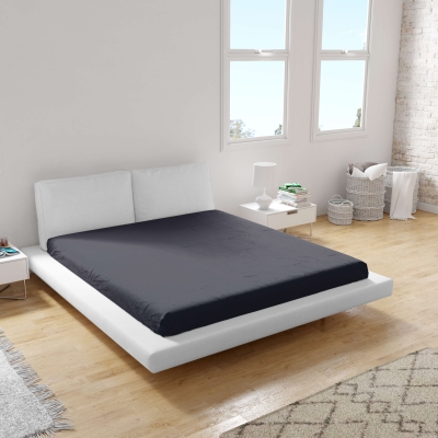 Cearșaf inferior din ranforce 100% bumbac, culoare Navy V108