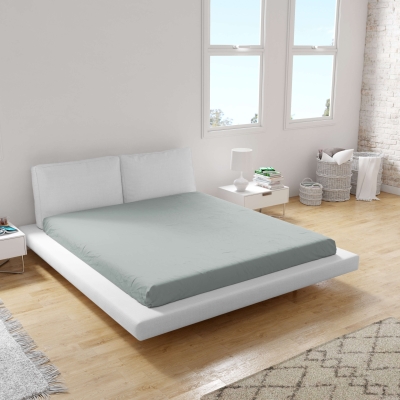 Cearșaf inferior din ranforce 100% bumbac, culoare Mentă V130