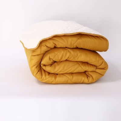 Pilotă ușoară Sherpa Cozy Muștar 150/210cm