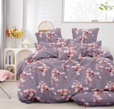 Set de pat din microsatin pentru pat de o persoană Arlet