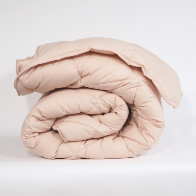 Pilotă de iarnă din bumbac, ușoară, „Paris Ecru”, dublă, 200/210 cm