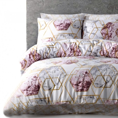 Lenjerie de pat pentru o persoană Yakut, 3 piese, 70% bumbac și 30% PE, Multicolor