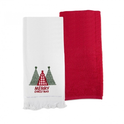 Set de prosoape de Crăciun pentru mâini 50/70 cm.
