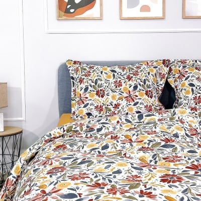 Lenjerie de pat 3 piese Zara pentru pat de o persoană din 100% bumbac