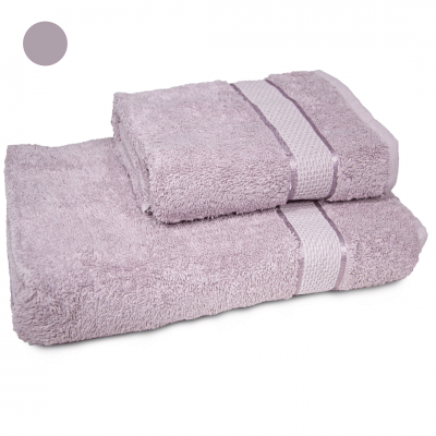 Set 2 prosoape de bumbac 70/140 cm și 50/90 cm, Lavandă