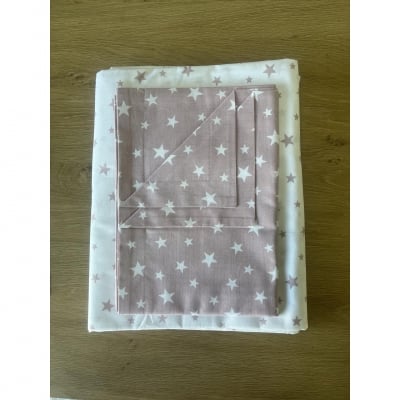 Lenjerie de pat pentru pat de o persoană din ranforce Stele
