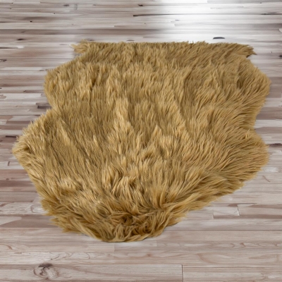 Covor piele eco culoare bej