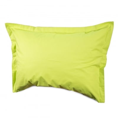 Set de 2 fețe de perne super ranforce culoare verde măr