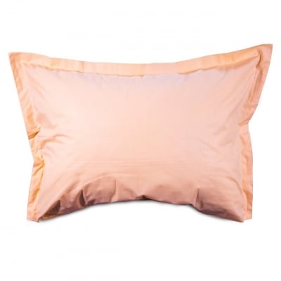 Set de 2 fețe de perne super ranforce culoare piersică