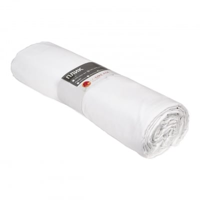 Husă pentru pilotă ușoară, ranforce, 100% bumbac, Alb, 240/210 cm