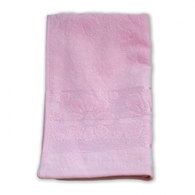 Prosop de baie, 100% bumbac, 30x50cm, culoare roz