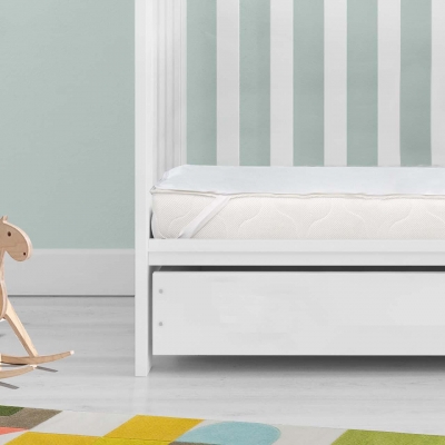 Protecție impermeabilă pentru saltea, pătuț bebeluș 70/140cm. Premium