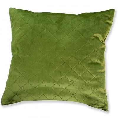 Pernă decorativă 45x45 cm, catifea în culoare verde