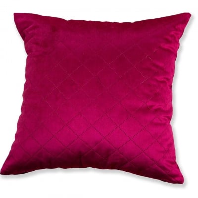 Pernă decorativă 45x45 cm, catifea în culoare cyclam