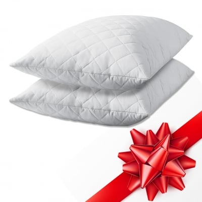 Set alcătuit din două bucăți de perne Harmony cu pene și puf de gâscă 50/70 cm