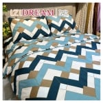 Set de pat de lux pentru pat de o persoană din microsatin Bari