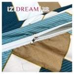 Set de pat de lux pentru pat de o persoană din microsatin Bari