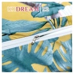 Set de pat din microsatin pentru pat de o persoană Savin
