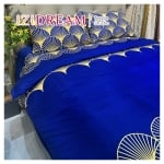 Set de pat de lux pentru pat de o persoană din microsatin Toscana