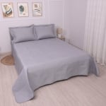 Set de 2 bucăți fețe de pernă decorative 50/70 cm. Queen Gri