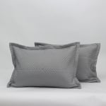 Set de 2 bucăți fețe de pernă decorative 50/70 cm. Queen Gri