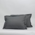 Set alcătuit din 2 buc. fețe de pernă decorative Queen Gri Închis 50/70 cm