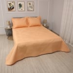 Cuvertura pentru pat dublu sau canapea Queen Piersică, 220/240 cm.