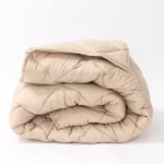 Pilotă ușoară de vară pentru pat de o persoană Elinor Cappuccino 150/210 cm