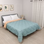 Pilotă subțire de vară pentru dormitor Elinor Aqua/Piersică 200/210 cm