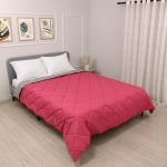Pilotă ușoară de vară pentru pat dublu Roz/ Gri 200/210 cm.