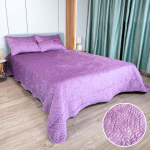 Шалте Велвет с 2бр. декоративни калъфки Лила
